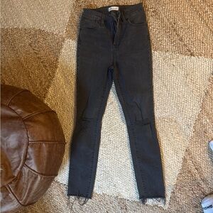 Madewell Charcoal Skinny Jeans